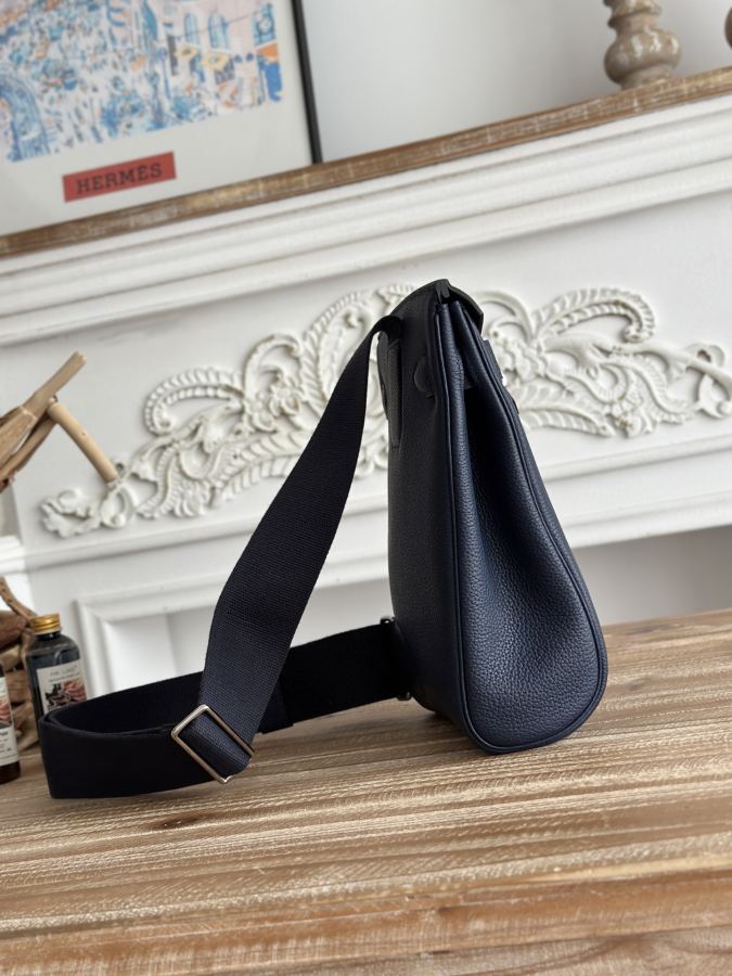 1:1 Replica Hermes bag 𝐇𝐚𝐜 𝐚 𝐝𝐨𝐬 | Blue — Premium Replica — photo 2
