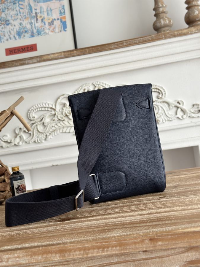 1:1 Replica Hermes bag 𝐇𝐚𝐜 𝐚 𝐝𝐨𝐬 | Blue — Premium Replica — photo 4