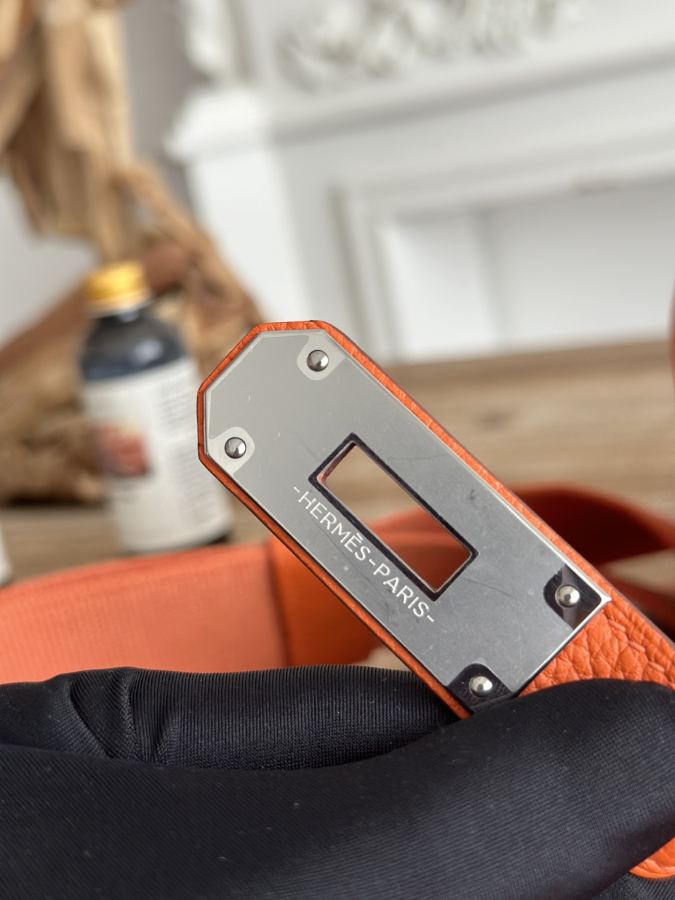 1:1 Replica Hermes bag 𝐇𝐚𝐜 𝐚 𝐝𝐨𝐬｜Orange — AAA Quality Replica — photo 7