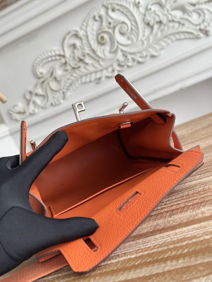 1:1 Replica Hermes bag 𝐇𝐚𝐜 𝐚 𝐝𝐨𝐬｜Orange — AAA Quality Replica — photo 8