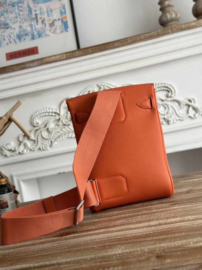 1:1 Replica Hermes bag 𝐇𝐚𝐜 𝐚 𝐝𝐨𝐬｜Orange — AAA Quality Replica — photo 4