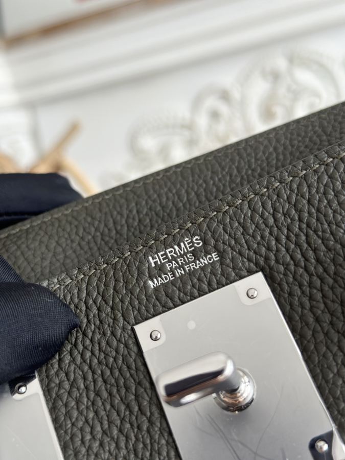 1:1 Replica Hermes bag 𝐇𝐚𝐜 𝐚 𝐝𝐨𝐬｜grey green — 1:1 Replica — photo 9