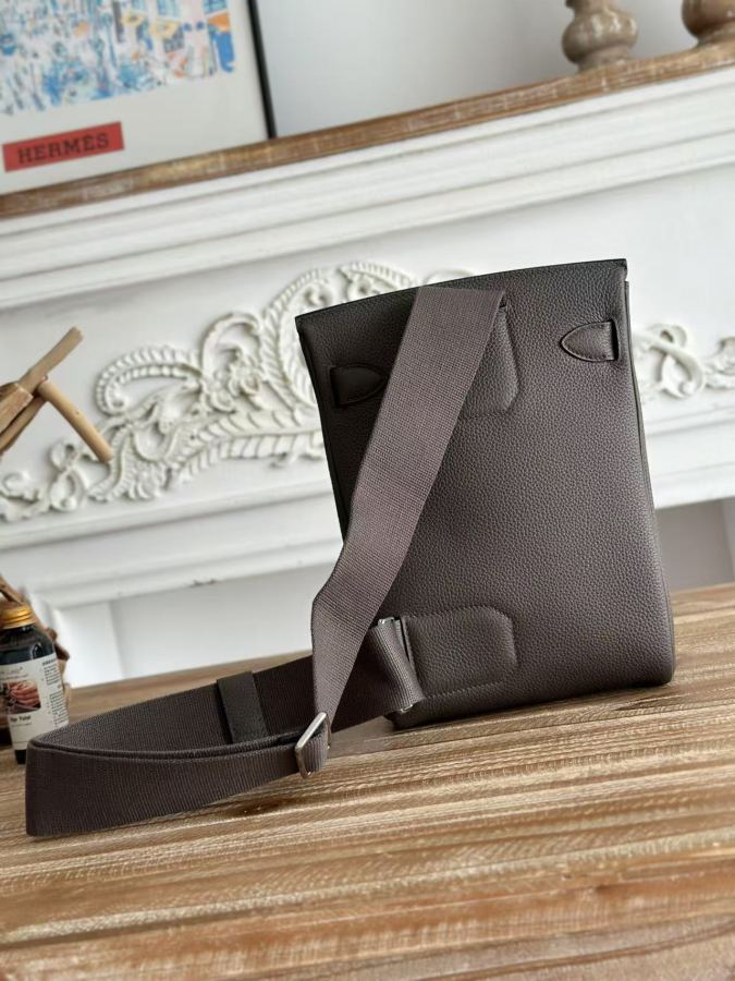 1:1 Replica Hermes bag 𝐇𝐚𝐜 𝐚 𝐝𝐨𝐬｜Iron Gray — Premium Replica — photo 4