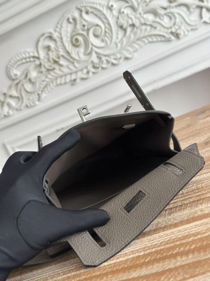 1:1 Replica Hermes bag 𝐇𝐚𝐜 𝐚 𝐝𝐨𝐬｜Iron Gray — Premium Replica — photo 8