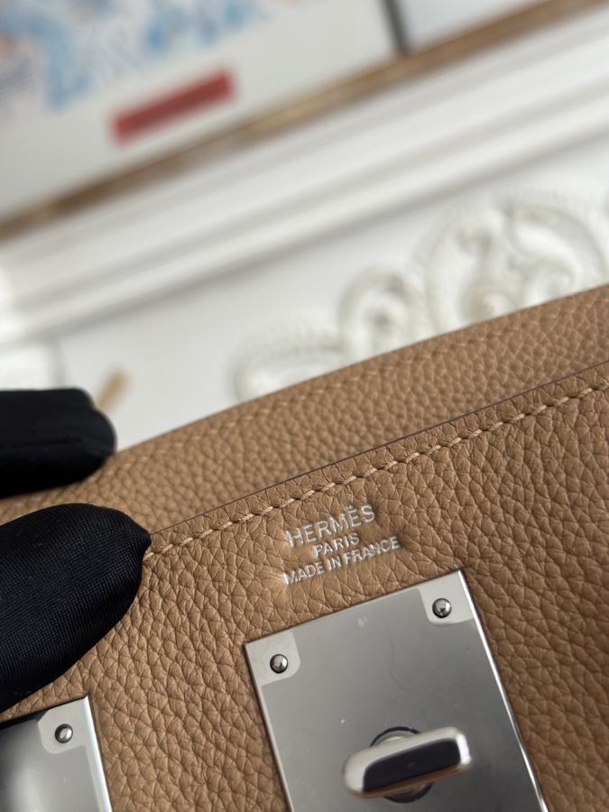 1:1 Replica Hermes bag 𝐇𝐚𝐜 𝐚 𝐝𝐨𝐬｜milk brown — AAA Quality Replica — photo 9
