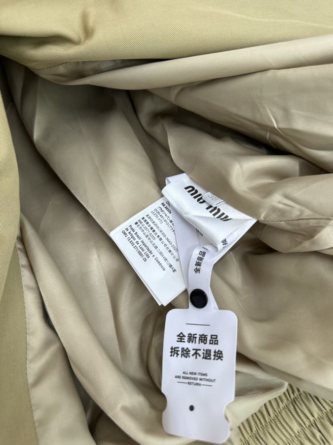 1:1 Replica MIUMIU men Miu embroidered buttoned jacket — AAA Quality Replica — photo 8
