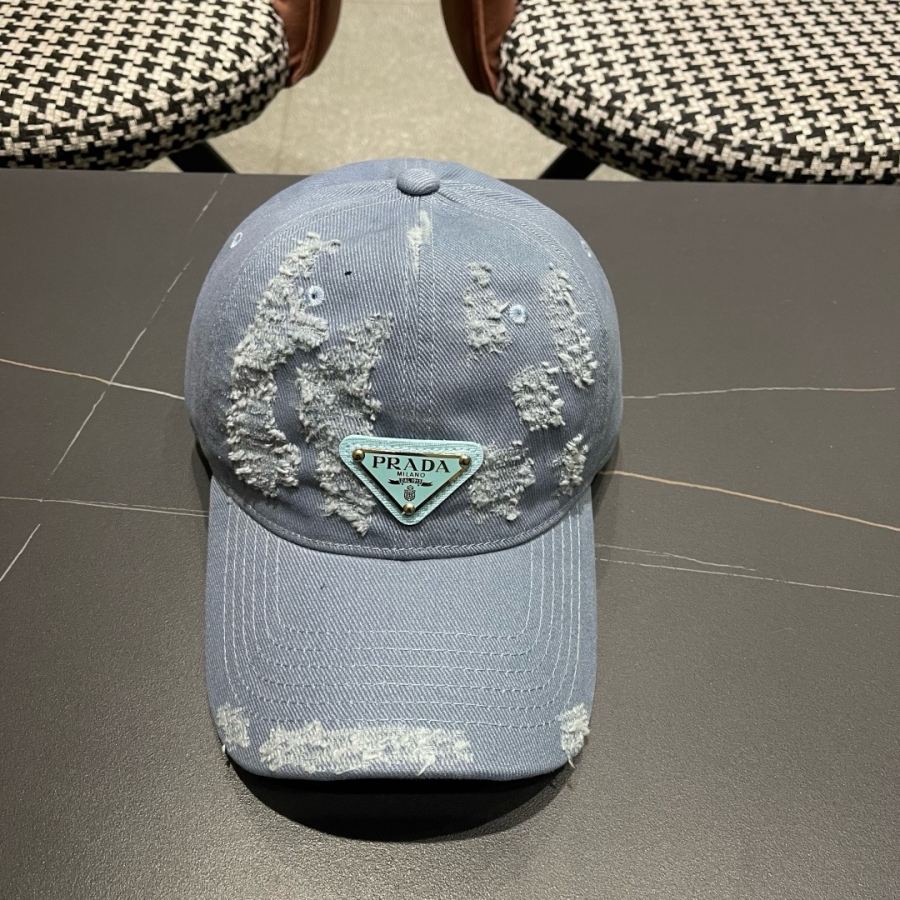1:1 Replica prada hat Prada logo 56 — 1:1 Replica
