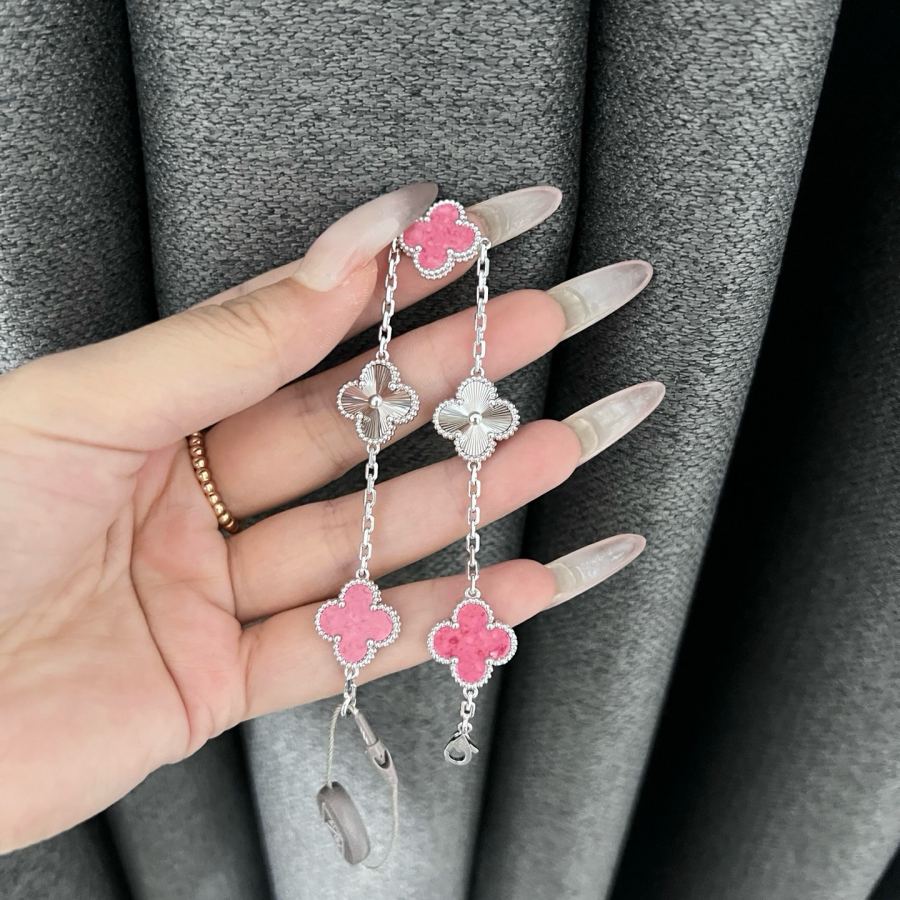 1:1 Replica Van Cleef & Arpels Jewelry VS035 [Pink laser five-flower bracelet] — 1:1 Replica — photo 5