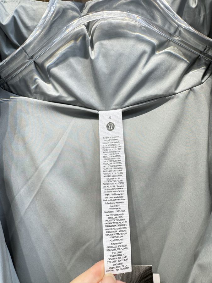 1:1 Replica Lulu Jacket Lululemon Wunder puff — Premium Replica — photo 8