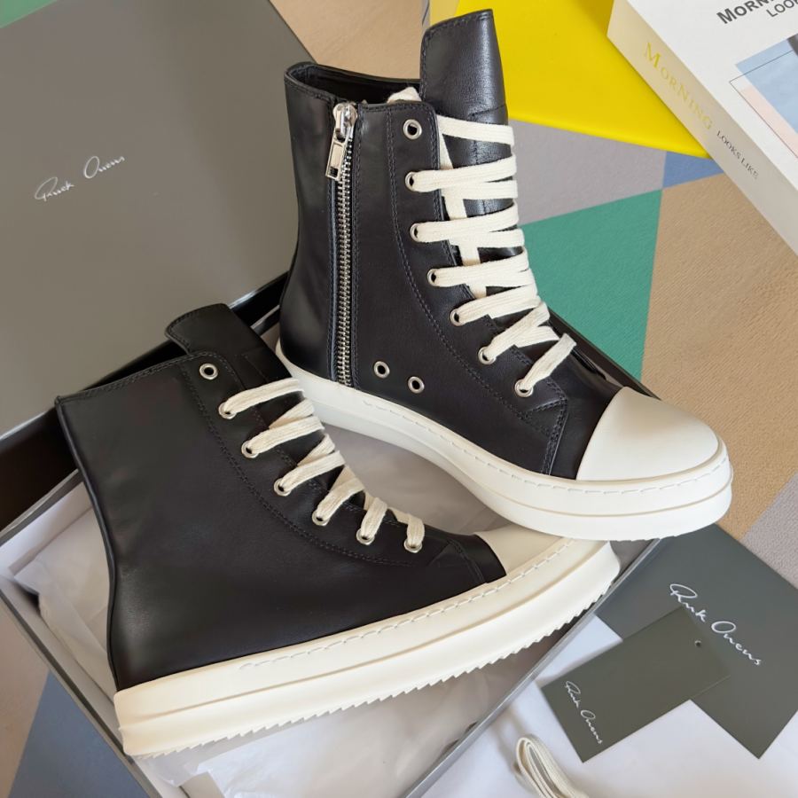 1:1 Replica Rick Owens Shoes Top version: Leather-thin strap model — Premium Replica — photo 4