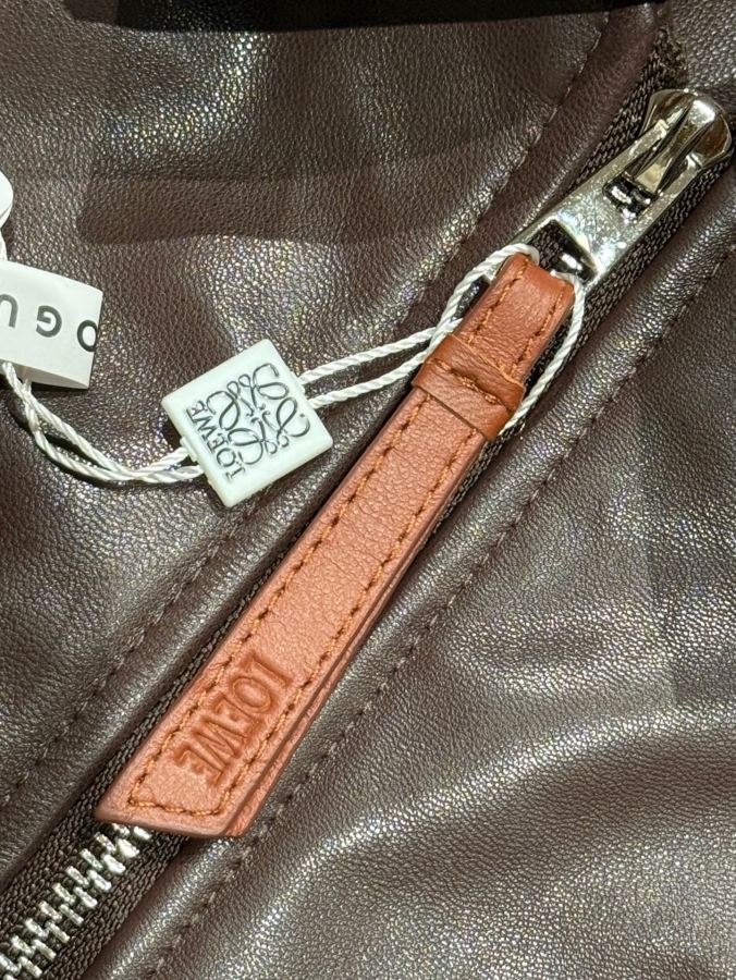 1:1 Replica Loewe men LOEWE short lapel leather jacket — 1:1 Replica — photo 4