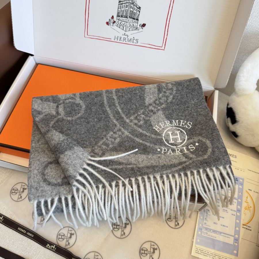 1:1 Replica Hermes Scarf Classical 100% 30*180cm — AAA Quality Replica — photo 9