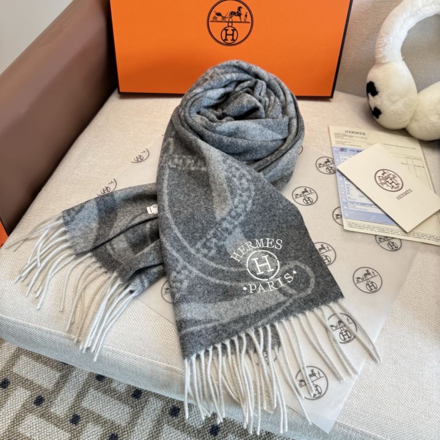 1:1 Replica Hermes Scarf Classical 100% 30*180cm — AAA Quality Replica — photo 8