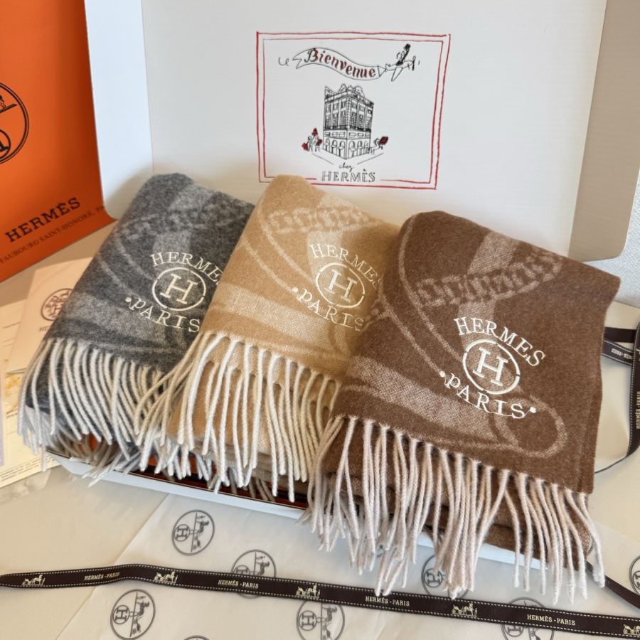 1:1 Replica Hermes Scarf Classical 100% 30*180cm — AAA Quality Replica — photo 3