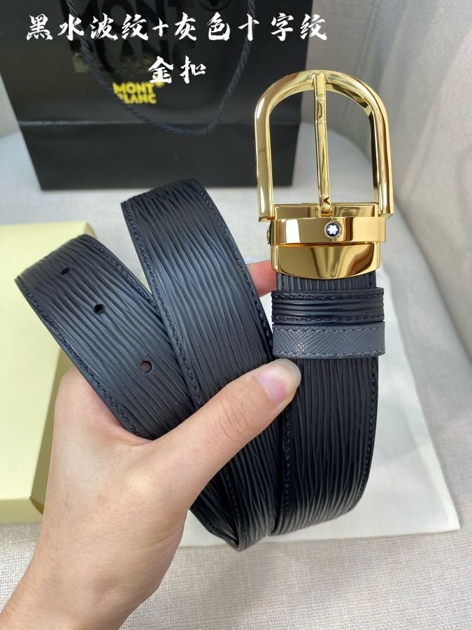 1:1 Replica Montblanc belt Montblanc 3.5cm — AAA Quality Replica — photo 3
