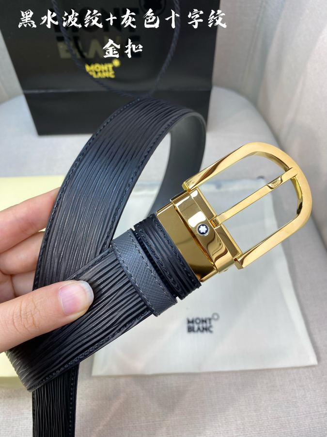 1:1 Replica Montblanc belt Montblanc 3.5cm — AAA Quality Replica — photo 6