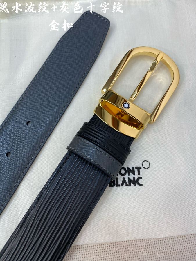 1:1 Replica Montblanc belt Montblanc 3.5cm — AAA Quality Replica