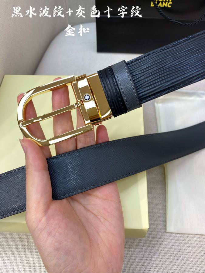 1:1 Replica Montblanc belt Montblanc 3.5cm — AAA Quality Replica — photo 4