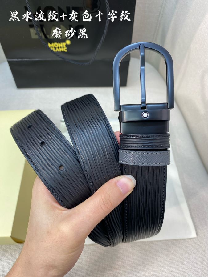 1:1 Replica Montblanc belt Montblanc 3.5cm — AAA Quality Replica — photo 3