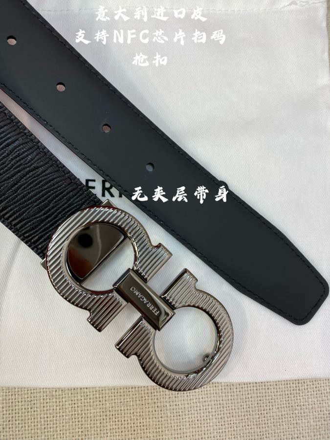 1:1 Replica Ferragamo belt Ferragamo NFC 3.5cm — AAA Quality Replica — photo 6