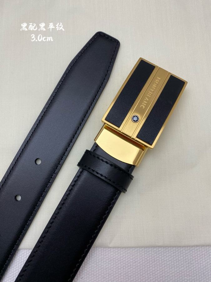 1:1 Replica Montblanc belt Montblanc 3.0cm — AAA Quality Replica