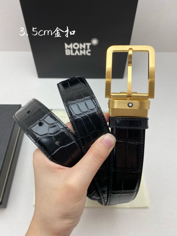 1:1 Replica Montblanc belt Montblanc 3.5cm — AAA Quality Replica — photo 2