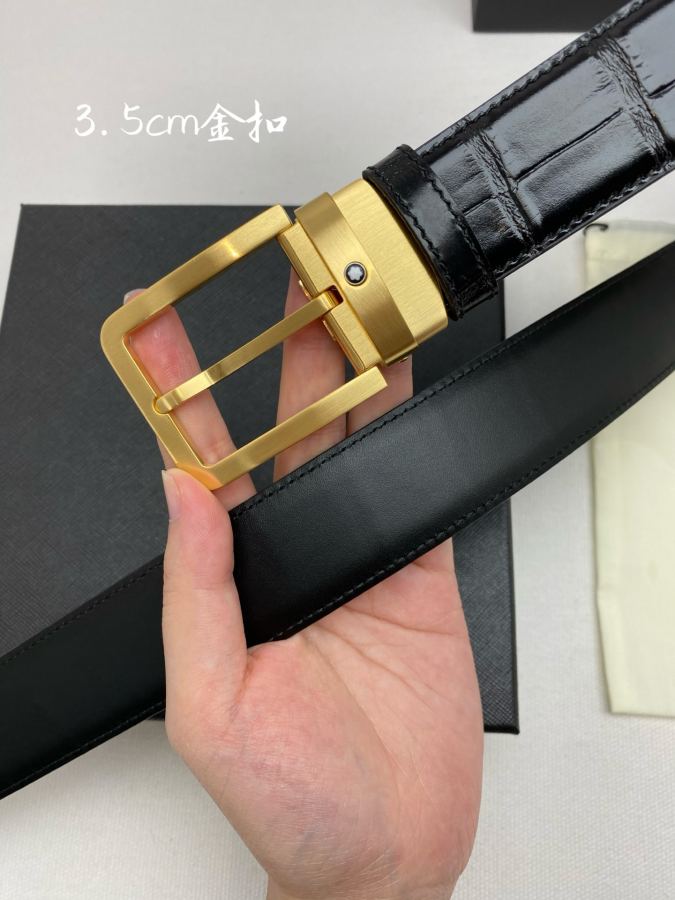 1:1 Replica Montblanc belt Montblanc 3.5cm — AAA Quality Replica — photo 3