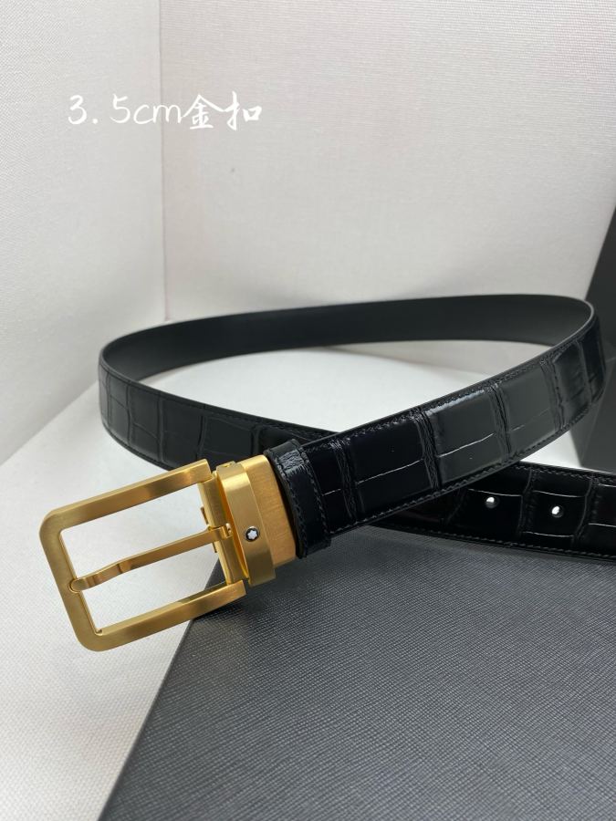 1:1 Replica Montblanc belt Montblanc 3.5cm — AAA Quality Replica — photo 4
