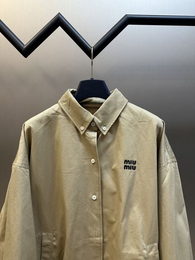 1:1 Replica MIUMIU men Miu embroidered buttoned jacket — AAA Quality Replica — photo 2
