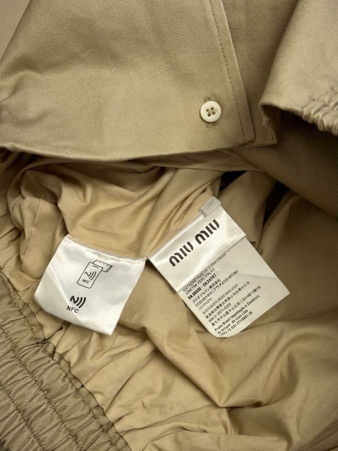 1:1 Replica MIUMIU men Miu embroidered buttoned jacket — AAA Quality Replica — photo 8