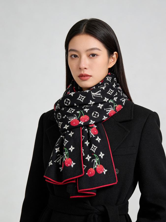 1:1 Replica LV scarf LV X TM MONOGRAM — 1:1 Replica — photo 2