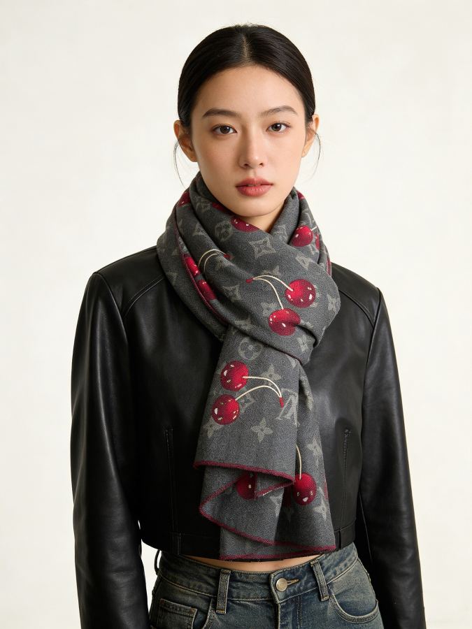 1:1 Replica LV scarf LV X TM MONOGRAM — AAA Quality Replica — photo 2