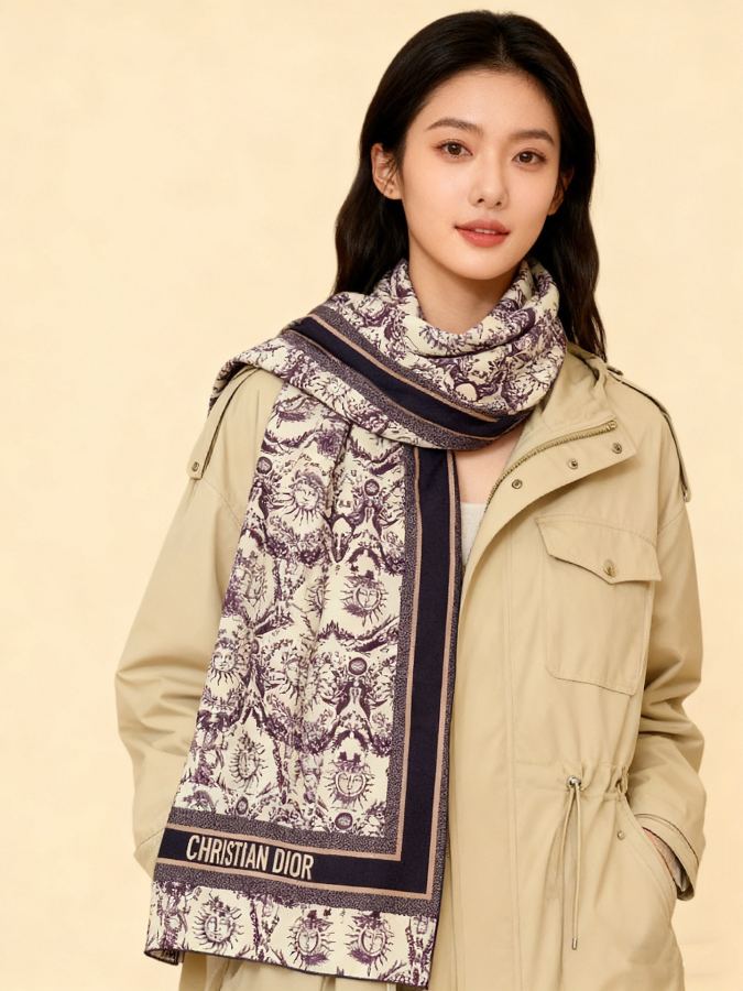 1:1 Replica Dior scarf Dior 140 — AAA Quality Replica — photo 2