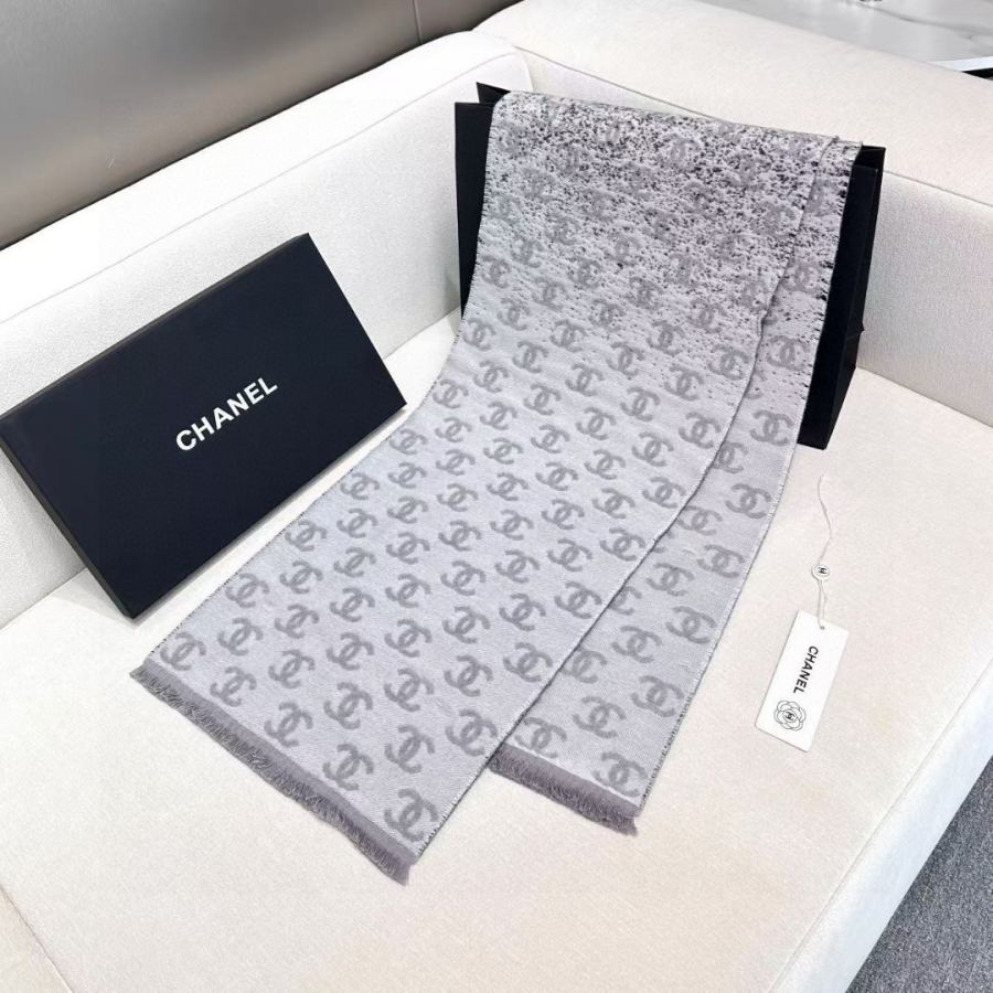1:1 Replica Chanel scarf 𝐂𝐡𝐚𝐧𝐞𝐥 𝟐𝟒𝐁 C LOGO — Premium Replica — photo 5