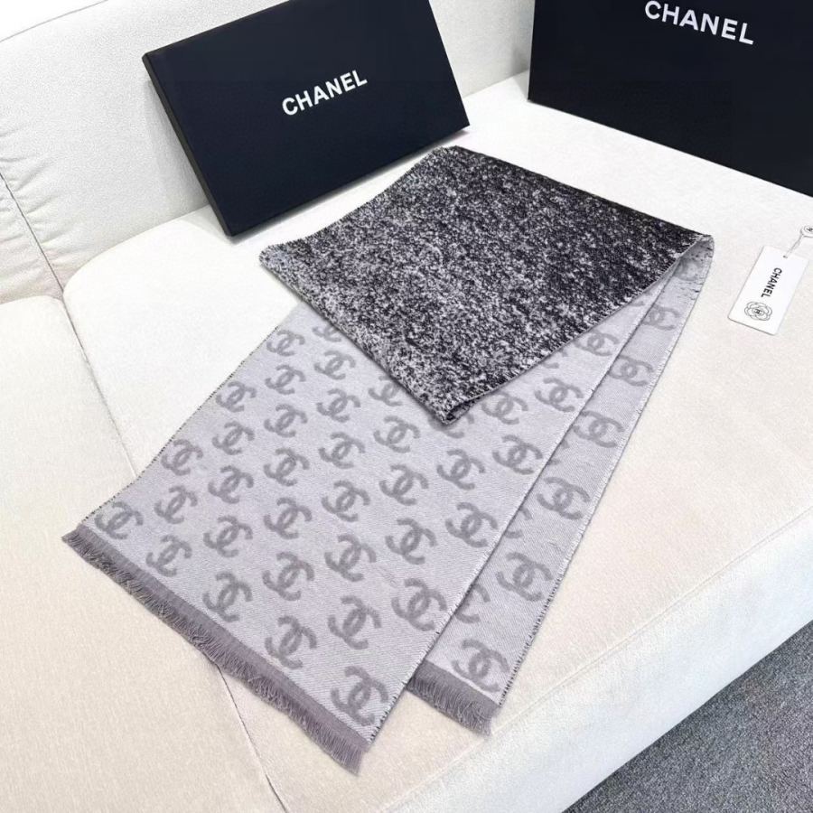 1:1 Replica Chanel scarf 𝐂𝐡𝐚𝐧𝐞𝐥 𝟐𝟒𝐁 C LOGO — Premium Replica — photo 7