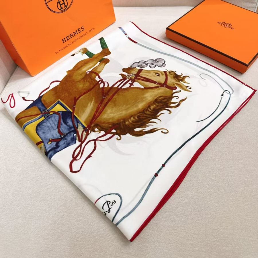 1:1 Replica Hermes Scarf “ ”90 -Hermes — AAA Quality Replica — photo 3