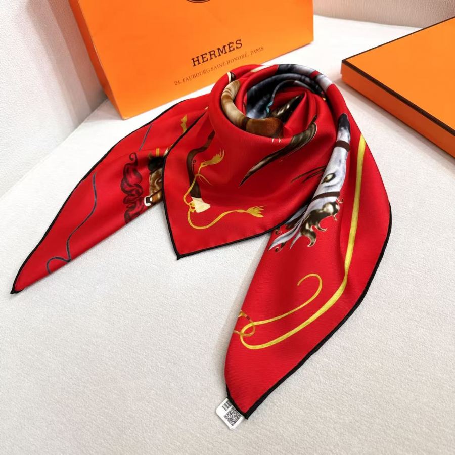 1:1 Replica Hermes Scarf “ ”90 -Hermes — AAA Quality Replica — photo 5