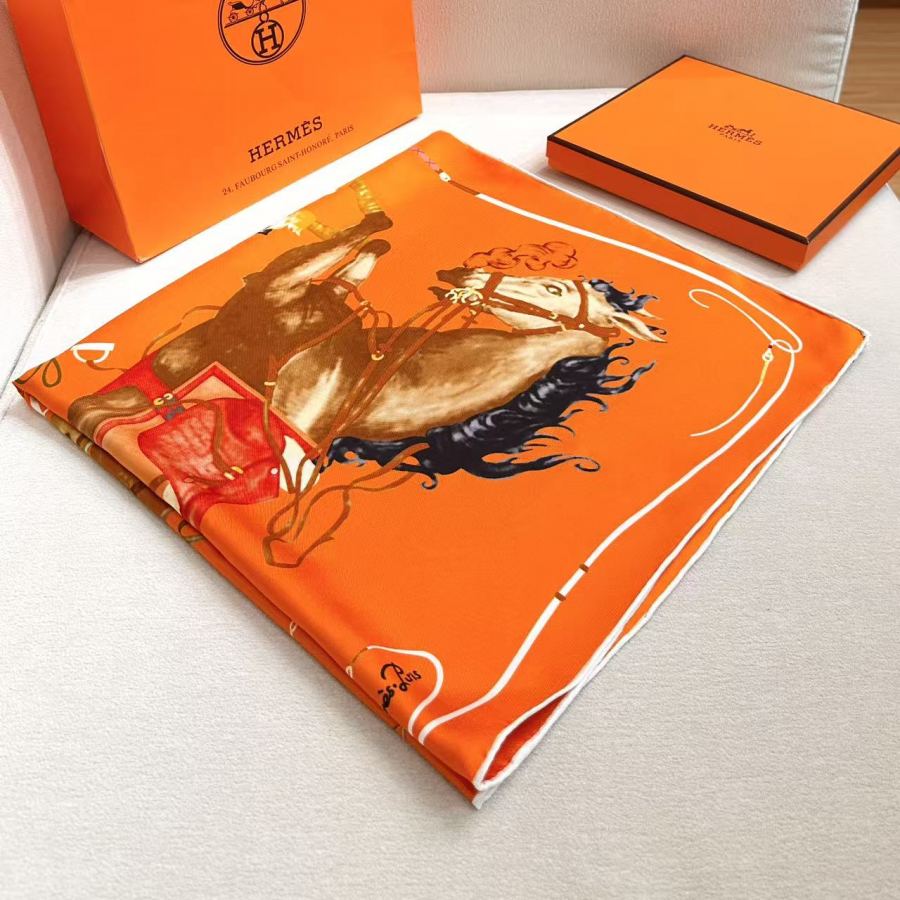 1:1 Replica Hermes Scarf “ ”90 -Hermes — AAA Quality Replica — photo 3