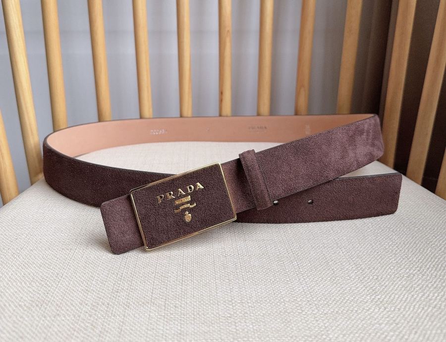 1:1 Replica Prada belt PRADA New:3.5cm — AAA Quality Replica — photo 4