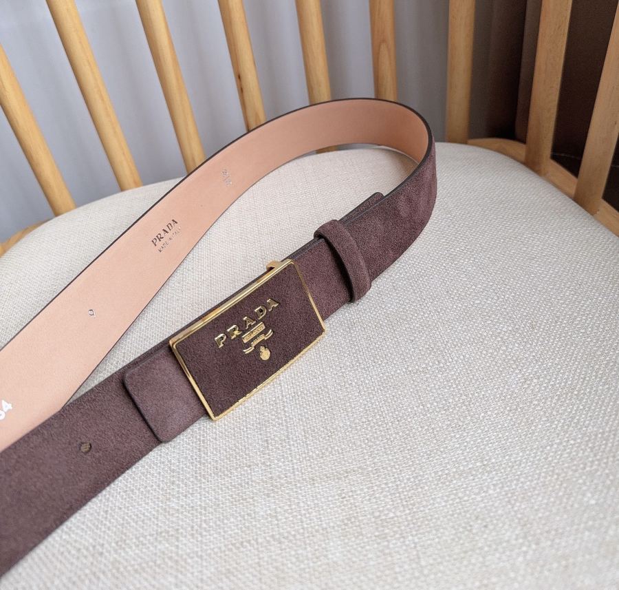 1:1 Replica Prada belt PRADA New:3.5cm — AAA Quality Replica — photo 8