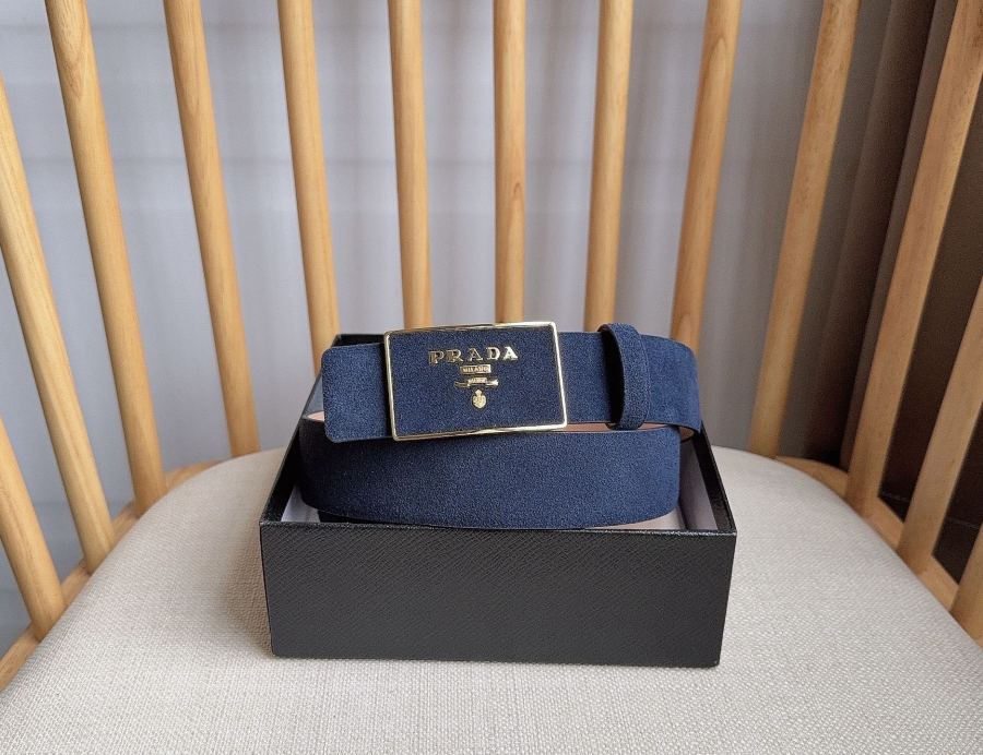 1:1 Replica Prada belt PRADA New:3.5cm — AAA Quality Replica — photo 5