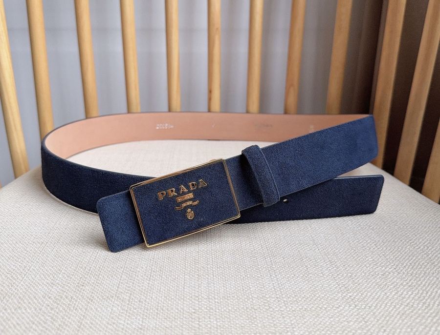 1:1 Replica Prada belt PRADA New:3.5cm — AAA Quality Replica — photo 4