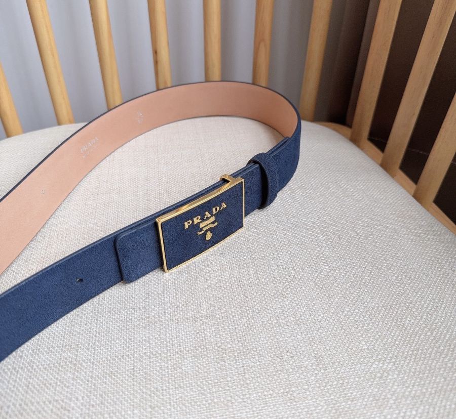 1:1 Replica Prada belt PRADA New:3.5cm — AAA Quality Replica — photo 8