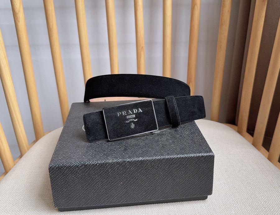 1:1 Replica Prada belt PRADA New:3.5cm — Premium Replica