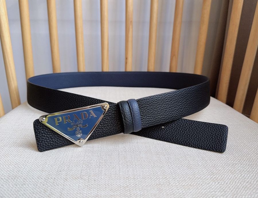 1:1 Replica Prada belt PRADA New:3.5cm — AAA Quality Replica — photo 4