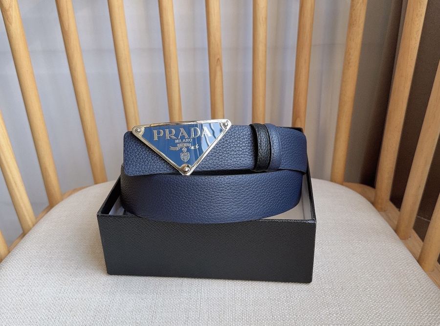 1:1 Replica Prada belt PRADA New:3.5cm — AAA Quality Replica — photo 5