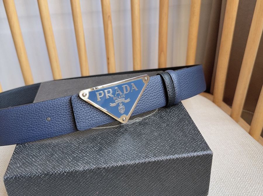 1:1 Replica Prada belt PRADA New:3.5cm — AAA Quality Replica — photo 7