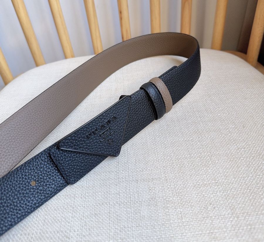 1:1 Replica Prada belt PRADA New:3.5cm — AAA Quality Replica — photo 8