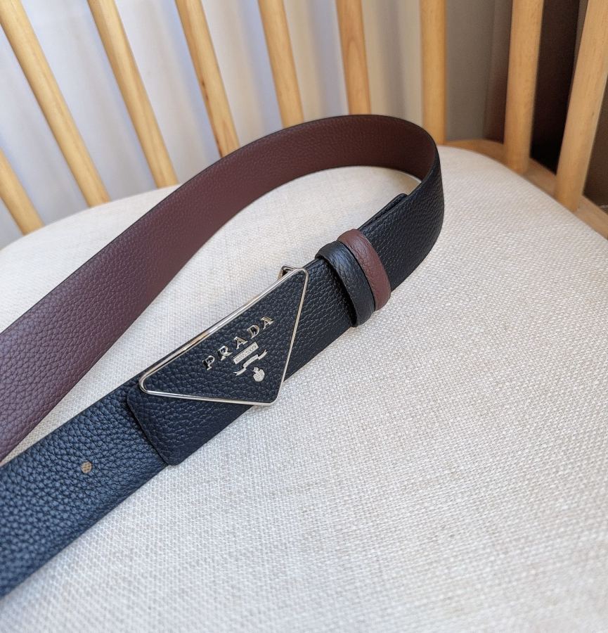 1:1 Replica Prada belt PRADA New:3.5cm — AAA Quality Replica — photo 8
