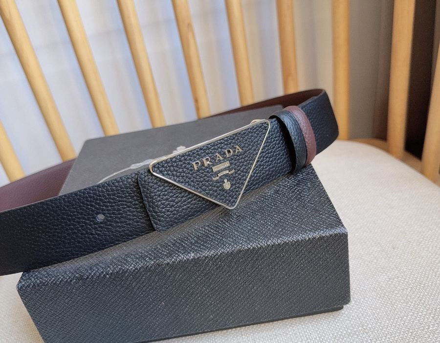 1:1 Replica Prada belt PRADA New:3.5cm — AAA Quality Replica — photo 7